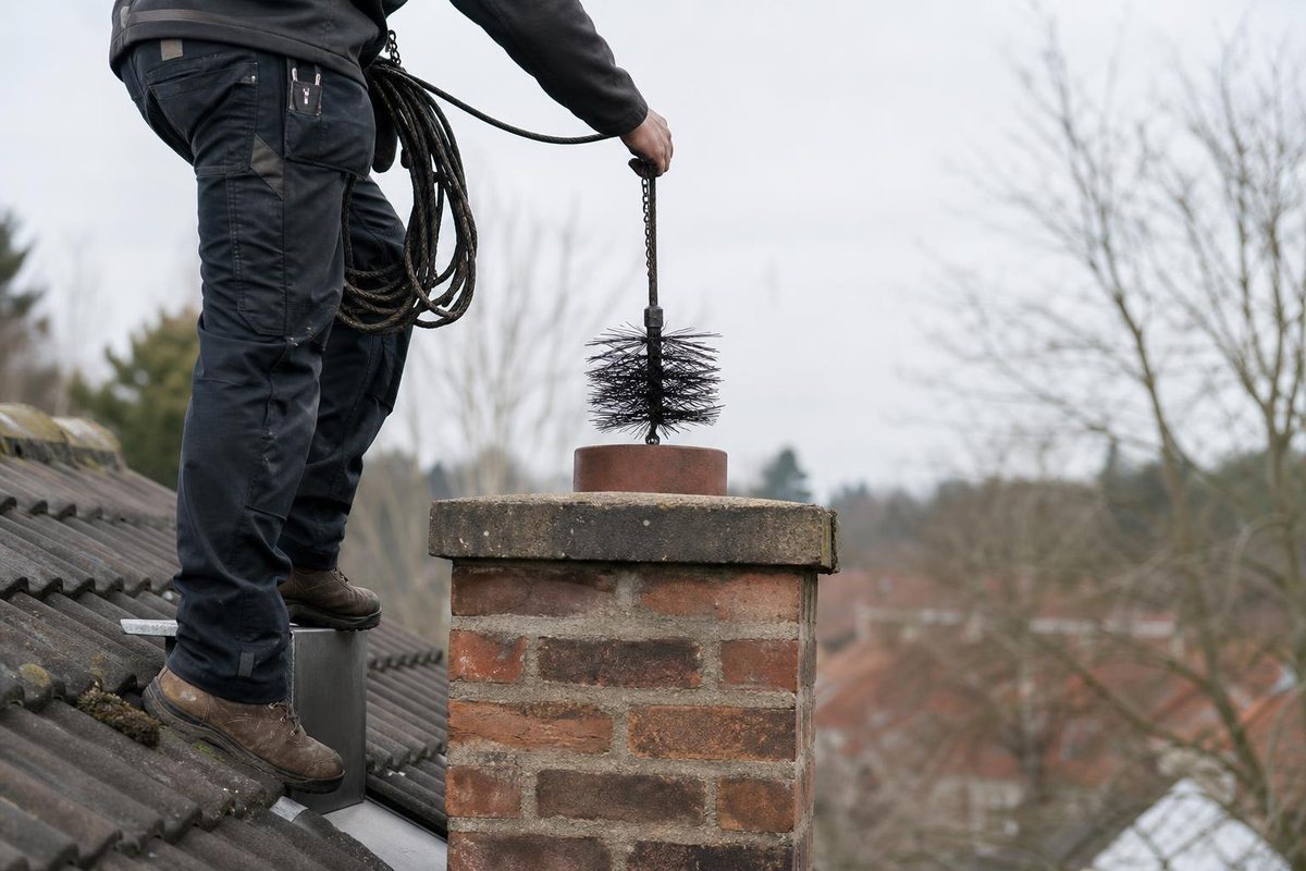 Stock photo: On the roof
